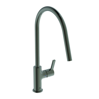 Ideal Standard Gusto 226 Kitchen Mixer with Swivel Spout Magnetic Grey
