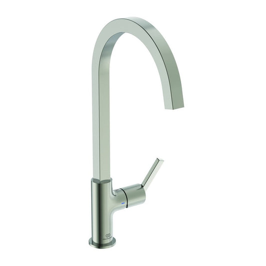 Ideal Standard Gusto Square 306 Kitchen Faucet Silver Storm