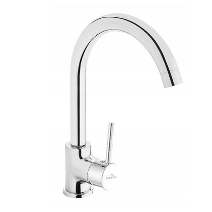 Смесител за кухня Invena Solo Sink с едноръкохватков механизъм, хром