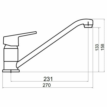 Iris New Kitchen Faucet 20 cm
