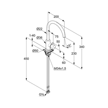 Kludi Bingo Star XS Kitchen Faucet