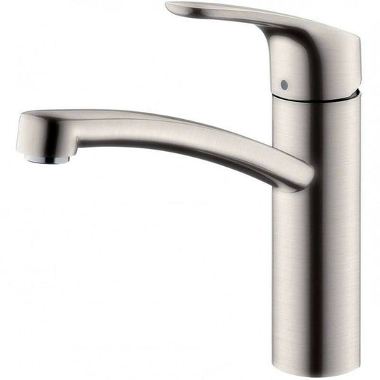 Одноръко управления кухненски смесител с четка хром Hansgrohe Focus M41 160 с 1 струя