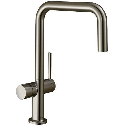 Single-lever kitchen faucet brushed chrome Hansgrohe Talis M54 U 220 with 1 jet and cold water tap