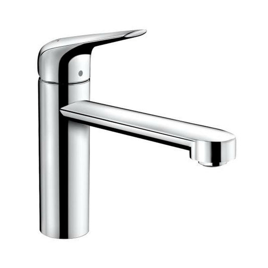 Батерия за кухня monocomanda Hansgrohe Focus M42 120 CoolStart EcoSelection с 1 струя, хромирано лъскаво покритие
