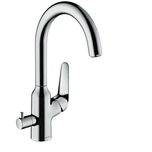 Кухненска батерия с един лост Hansgrohe Focus M42 220 с 1 струя