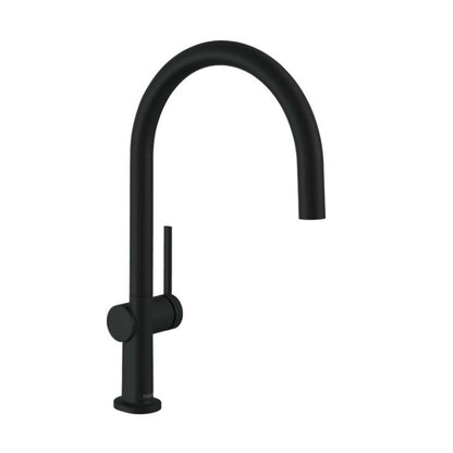 Монофункционална черна матова bateria за кухня Hansgrohe Talis M54 220 Eco с 1 струя