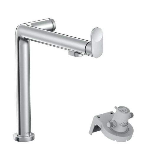 Смесител за кухня с единично управление и филтрираща система Hansgrohe Aquittura M91 240 с 1 струя