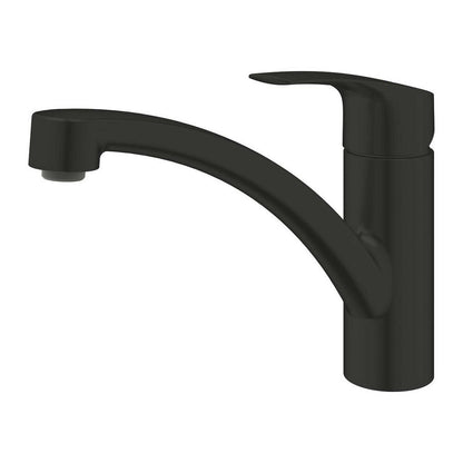 Matte black kitchen faucet Grohe Eurosmart New
