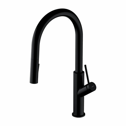 Кухненска батерия Omnires Bend черна