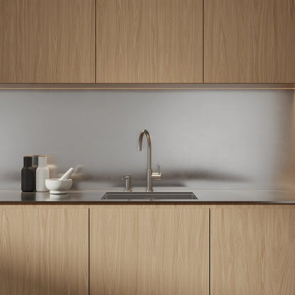 Смесител за кухня Omnires Y с един лост, завършек brushed nickel