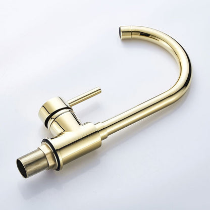 Rea Talisa Glossy Gold Kitchen Faucet