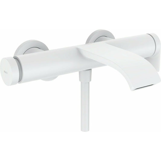 White Matte Bathtub Faucet Hansgrohe Vivenis