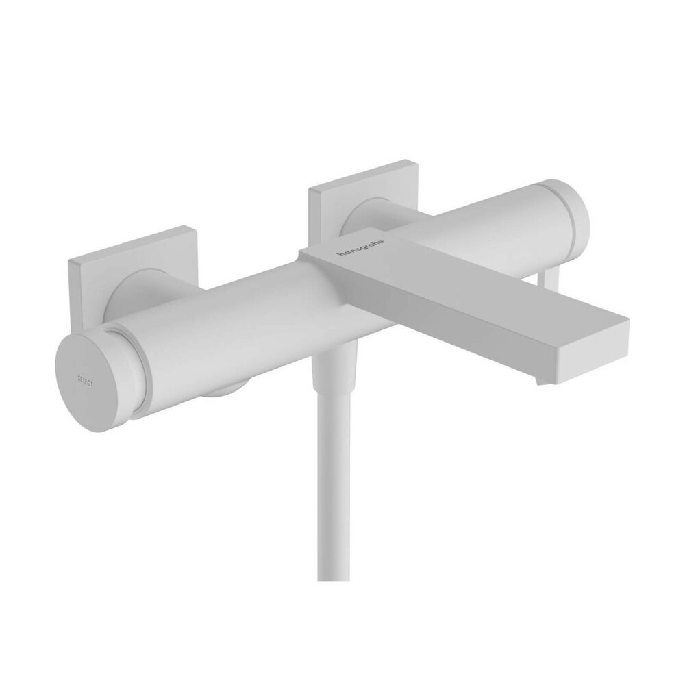 Hansgrohe Tecturis E Matte White Bathtub - Shower Mixer