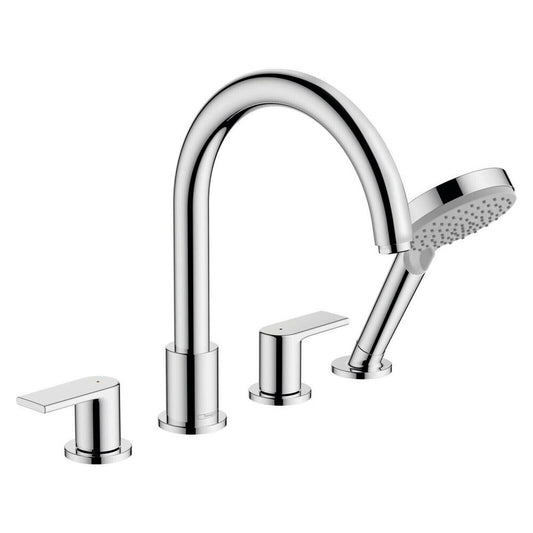 Hansgrohe Vernis Shape 4-Element Bathtub-Shower Faucet, Chrome