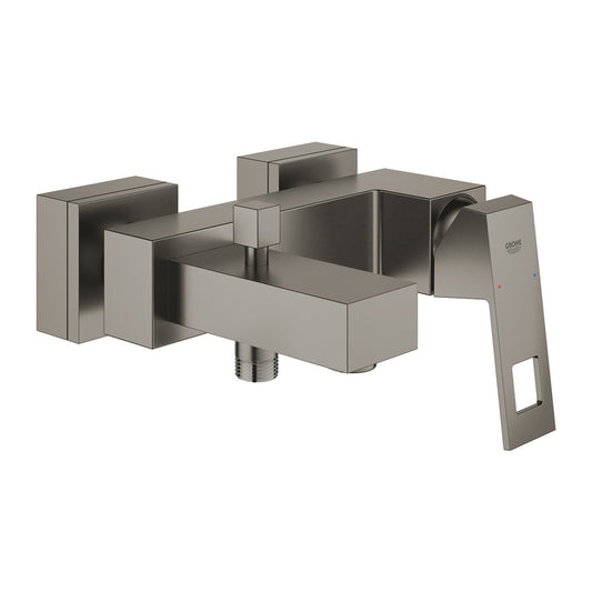 Eurocube Monocommand Bathtub - Shower Faucet in Hard Graphite