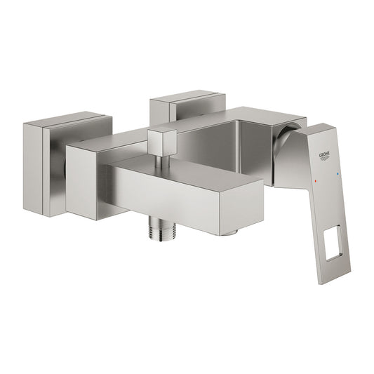 Eurocube Single-Handle Bathtub-Shower Faucet in Chrome Supersteel