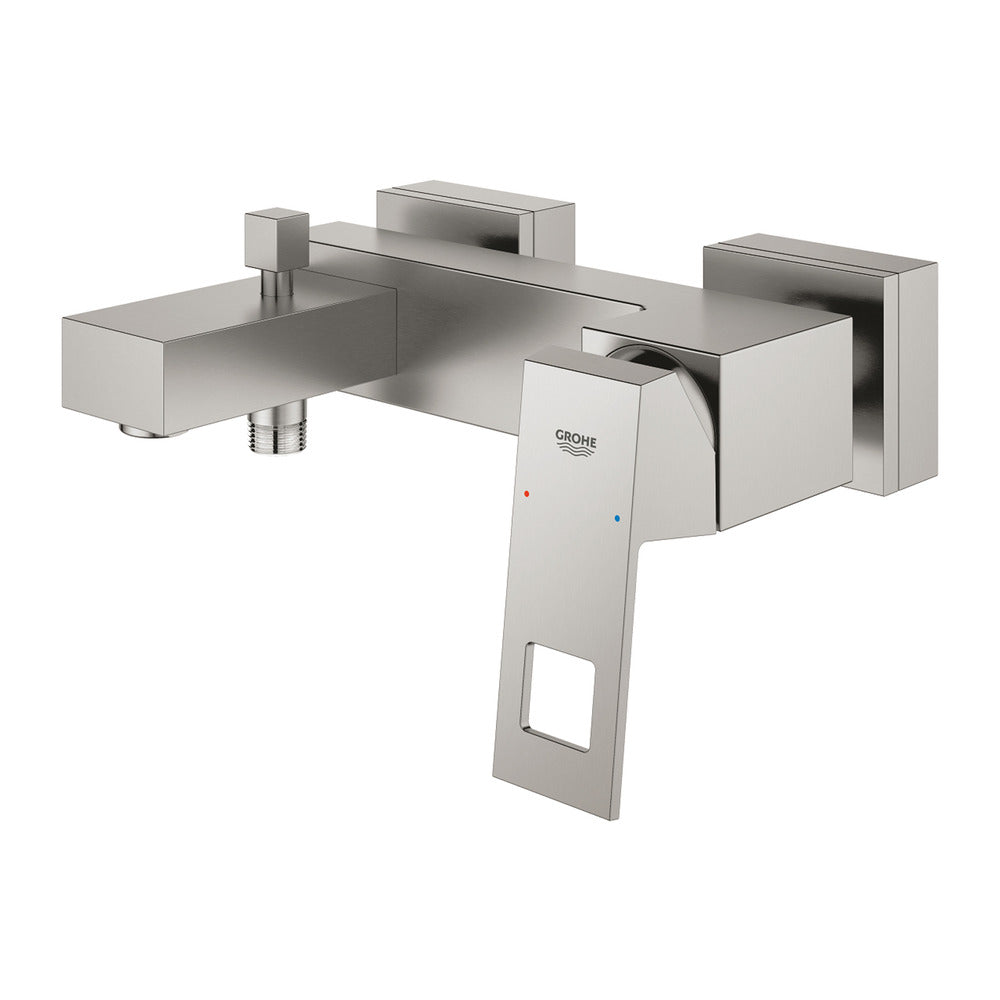 Eurocube Single-Handle Bathtub-Shower Faucet in Chrome Supersteel