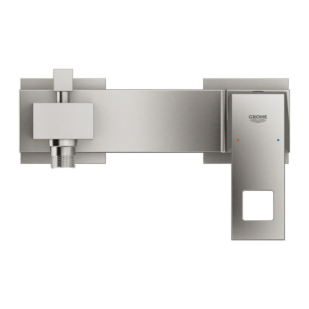 Eurocube Single-Handle Bathtub-Shower Faucet in Chrome Supersteel
