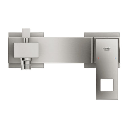 Eurocube Single-Handle Bathtub-Shower Faucet in Chrome Supersteel