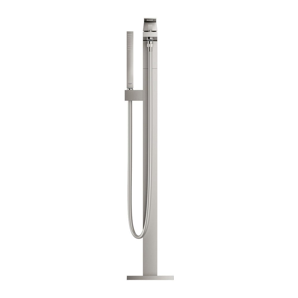 Батерия за вана - душ стояща Grohe Eurocube хром перлит Supersteel