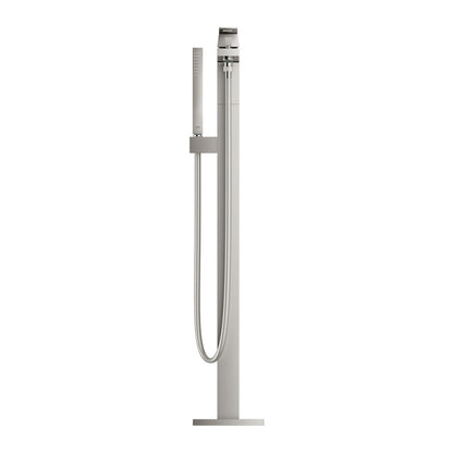 Батерия за вана - душ стояща Grohe Eurocube хром перлит Supersteel
