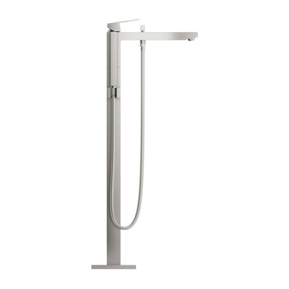 Батерия за вана - душ стояща Grohe Eurocube хром перлит Supersteel