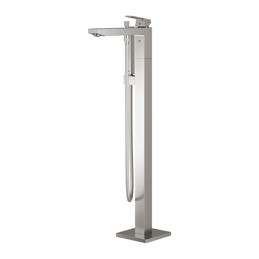Батерия за вана - душ стояща Grohe Eurocube хром перлит Supersteel