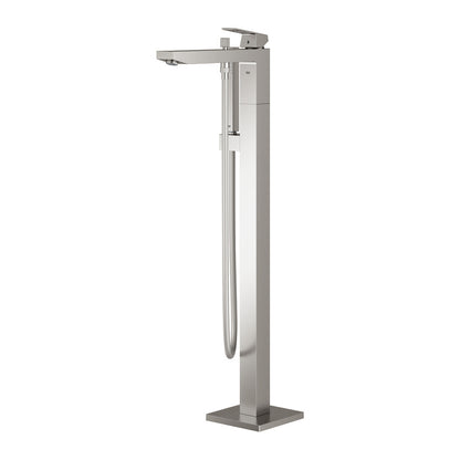 Батерия за вана - душ стояща Grohe Eurocube хром перлит Supersteel