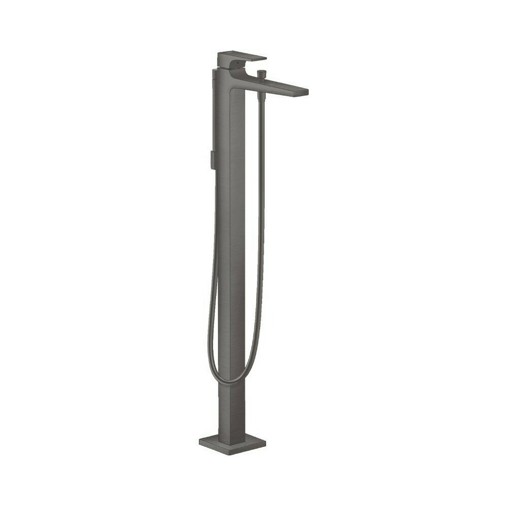 Смесител за вана-душ freestanding Hansgrohe Metropol хром-черен мат