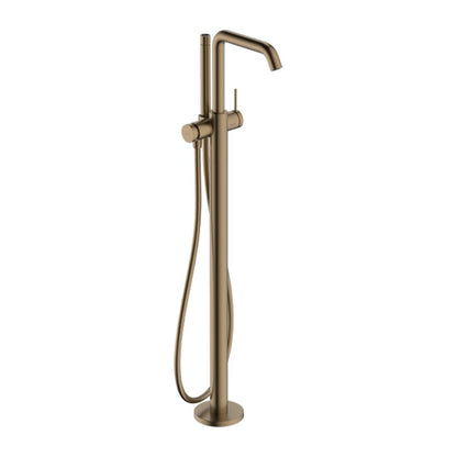 Смесител за вана-душ freestanding Hansgrohe Tecturis S без вградена част бронз перлат