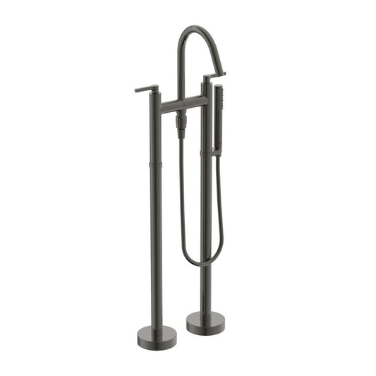Freestanding Bathtub - Shower Mixer Ideal Standard Atelier Joy Neo Magnetic Grey Double Control