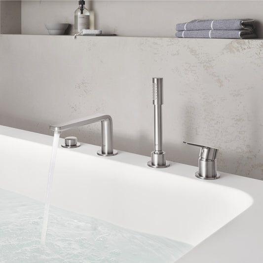 Смесител за вана - душ Grohe Lineare 4 елемента хромирана Supersteel