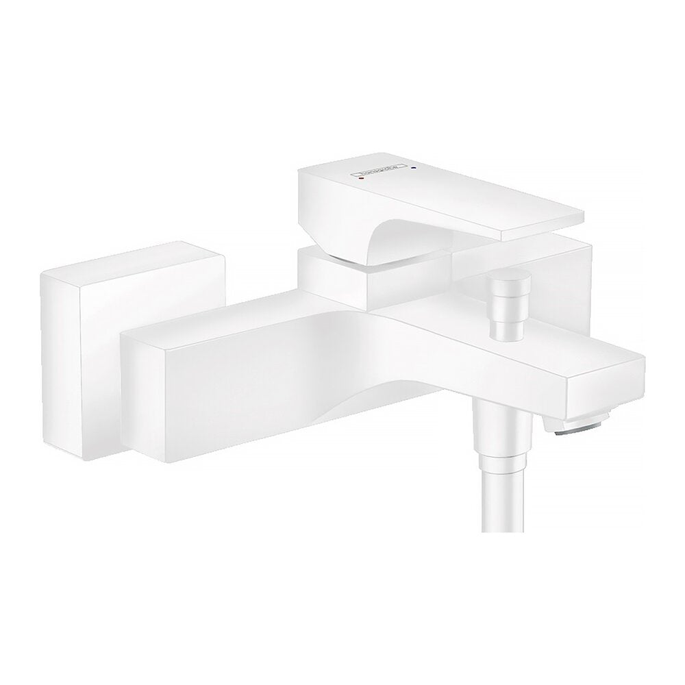 Смесител за вана - душ Hansgrohe Metropol бял мат 18 см