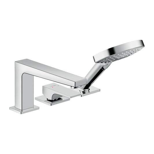 Hansgrohe Metropol Bath-Shower Mixer Chrome Finish with 3 Elements