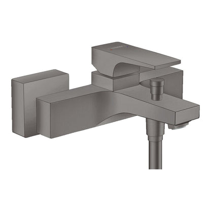 Hansgrohe Metropol Black - Brushed Chrome Bathtub - Shower Mixer 18 cm