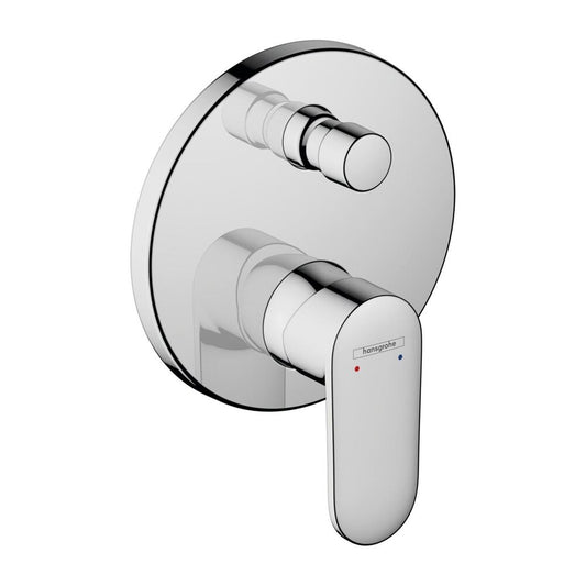 Built-in Bath-Shower Mixer Hansgrohe Vernis Blend without Concealed Body Glossy Chrome