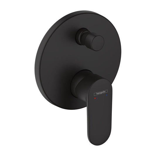 Built-in Bath-Shower Mixer Hansgrohe Vernis Blend without Concealed Body Matt Black