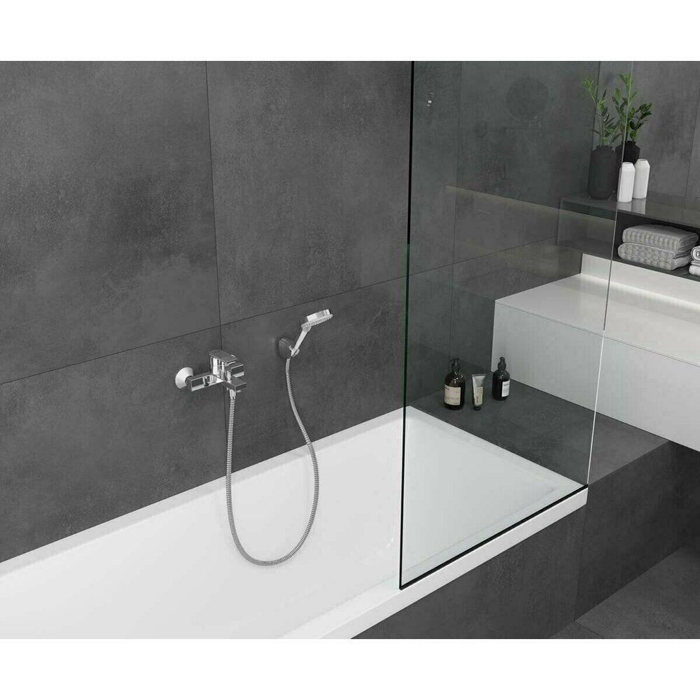 Батерия за вана - душ Hansgrohe Vernis Shape с монокоманда хром лъскав