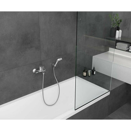 Батерия за вана - душ Hansgrohe Vernis Shape с монокоманда хром лъскав