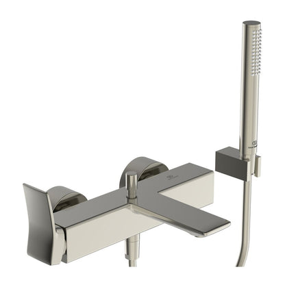 Bathtub-shower mixer Ideal Standard Atelier Conca silver Silver Storm with shower set