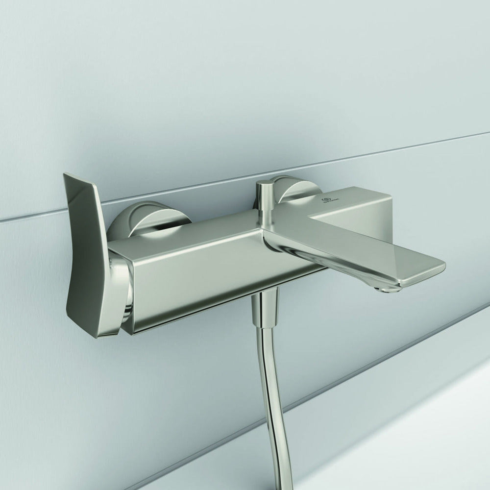 Bathtub-shower mixer Ideal Standard Atelier Conca silver Silver Storm with shower set