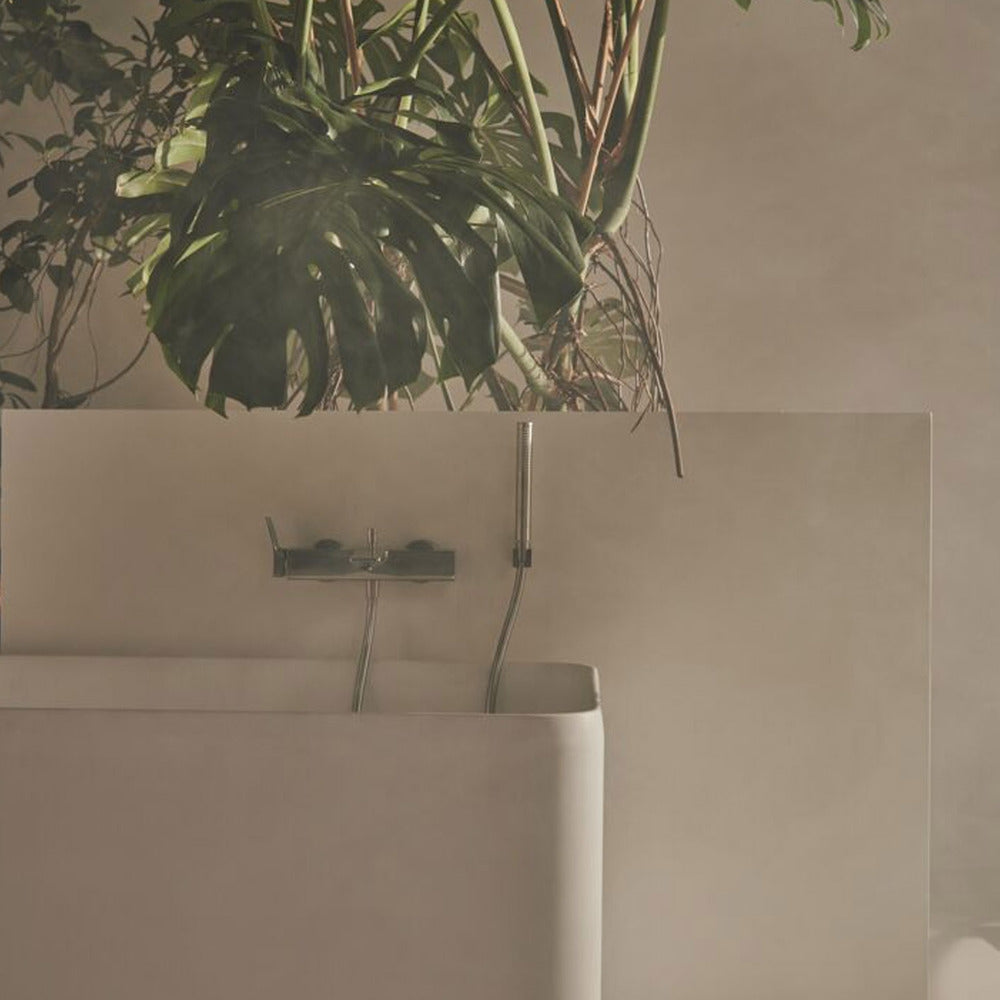 Bathtub-shower mixer Ideal Standard Atelier Conca silver Silver Storm with shower set