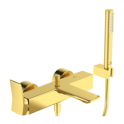 Bathtub - Shower Faucet Ideal Standard Atelier Conca Brushed Gold with Shower Set