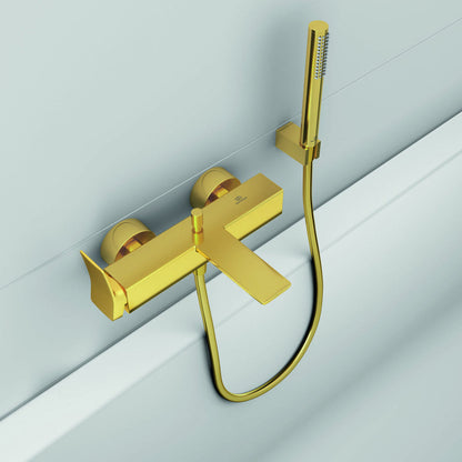 Bathtub - Shower Faucet Ideal Standard Atelier Conca Brushed Gold with Shower Set