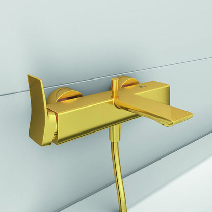 Bathtub - Shower Faucet Ideal Standard Atelier Conca Brushed Gold with Shower Set
