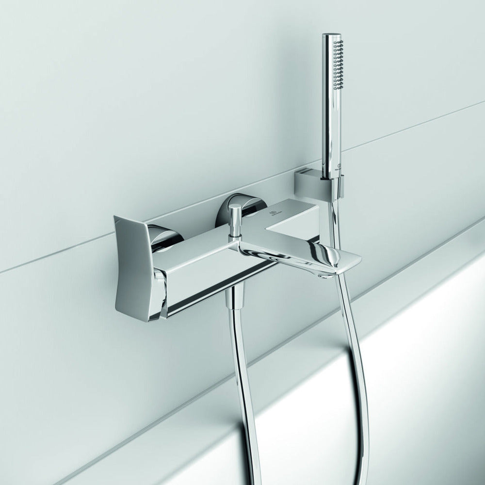 Bathtub-shower mixer Ideal Standard Atelier Conca glossy chrome single-lever