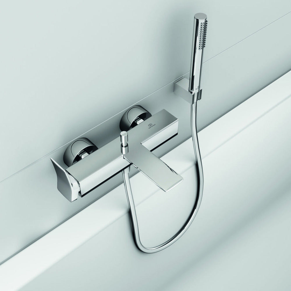 Bathtub-shower mixer Ideal Standard Atelier Conca glossy chrome single-lever