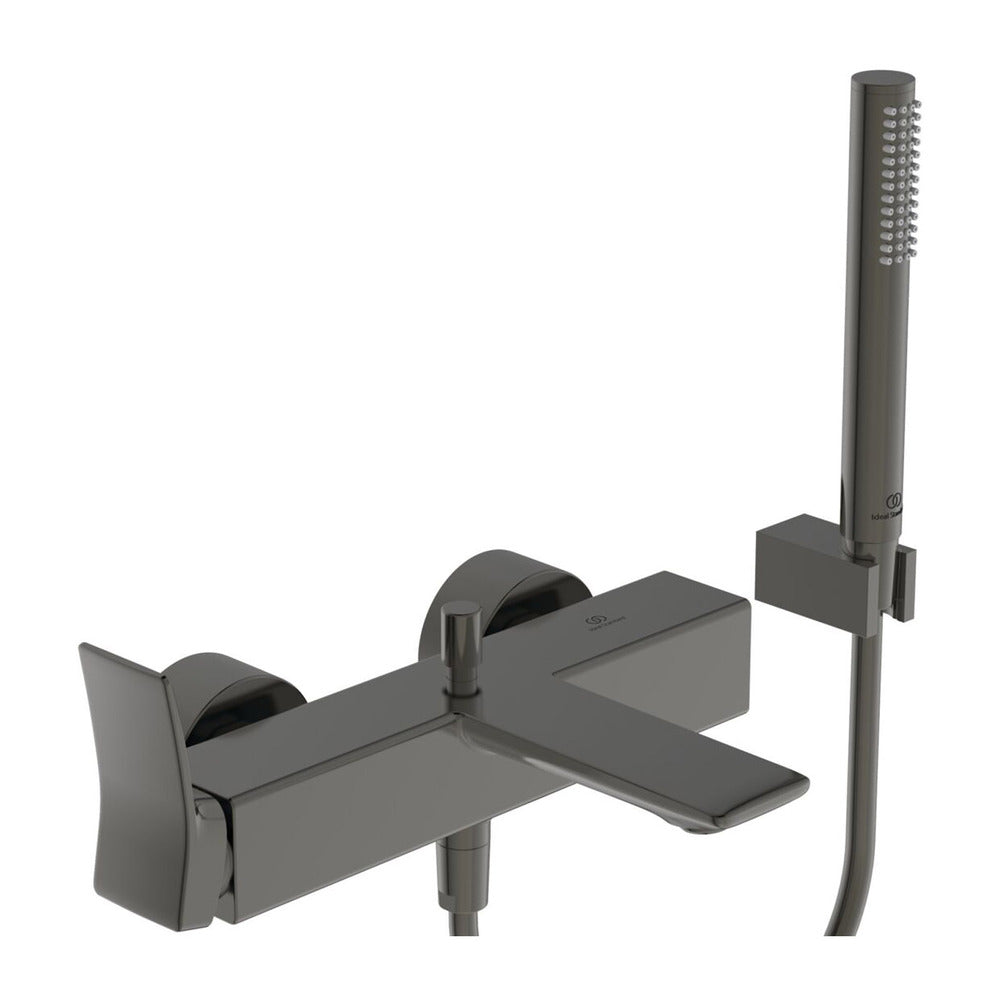 Батерия за вана - душ Ideal Standard Atelier Conca Magnetic Grey с комплект душ