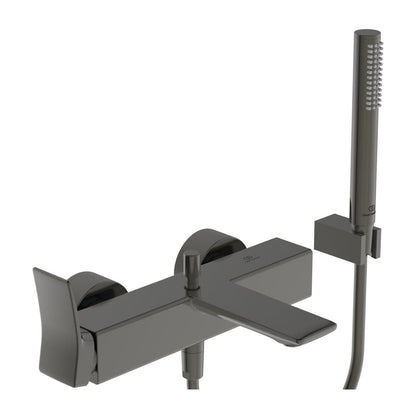 Батерия за вана - душ Ideal Standard Atelier Conca Magnetic Grey с комплект душ