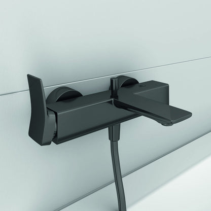 Батерия за вана - душ Ideal Standard Atelier Conca Magnetic Grey с комплект душ